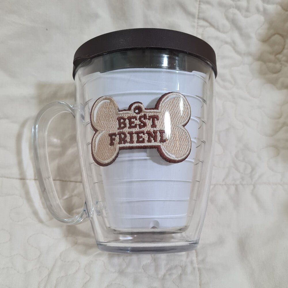Tervis "Best Friend" 16 oz Mug with Brown Lid